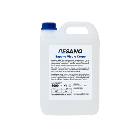 Sapone liquido per viso e corpo