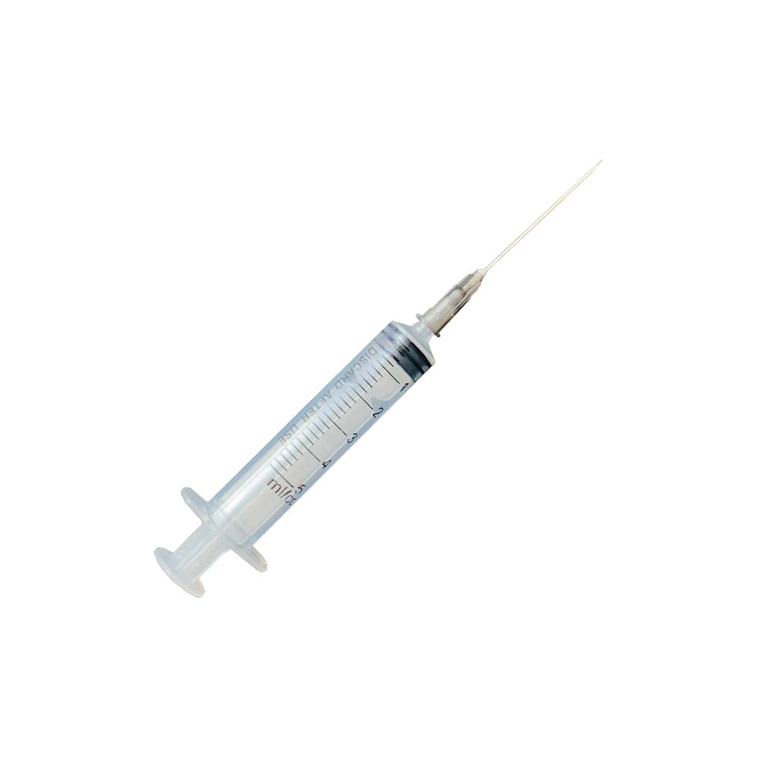 Siringhe ipodermiche 5 ml con ago 21/22G